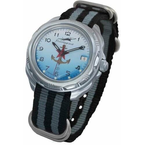 Наручные часы Восток Командирские, серый наручные часы восток командирские механические командирские 219980 black grey серый