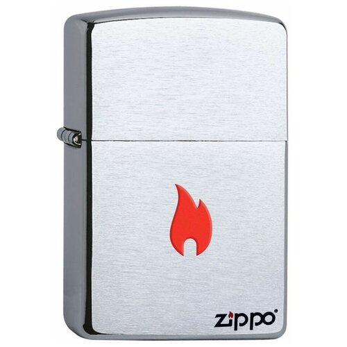 Zippo Classic зажигалка бензиновая Brushed Chrome 60 мл 56.7 г серебристый