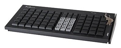 Клавиатура POScenter S77A (77 клавиш, ридер, USB), черная