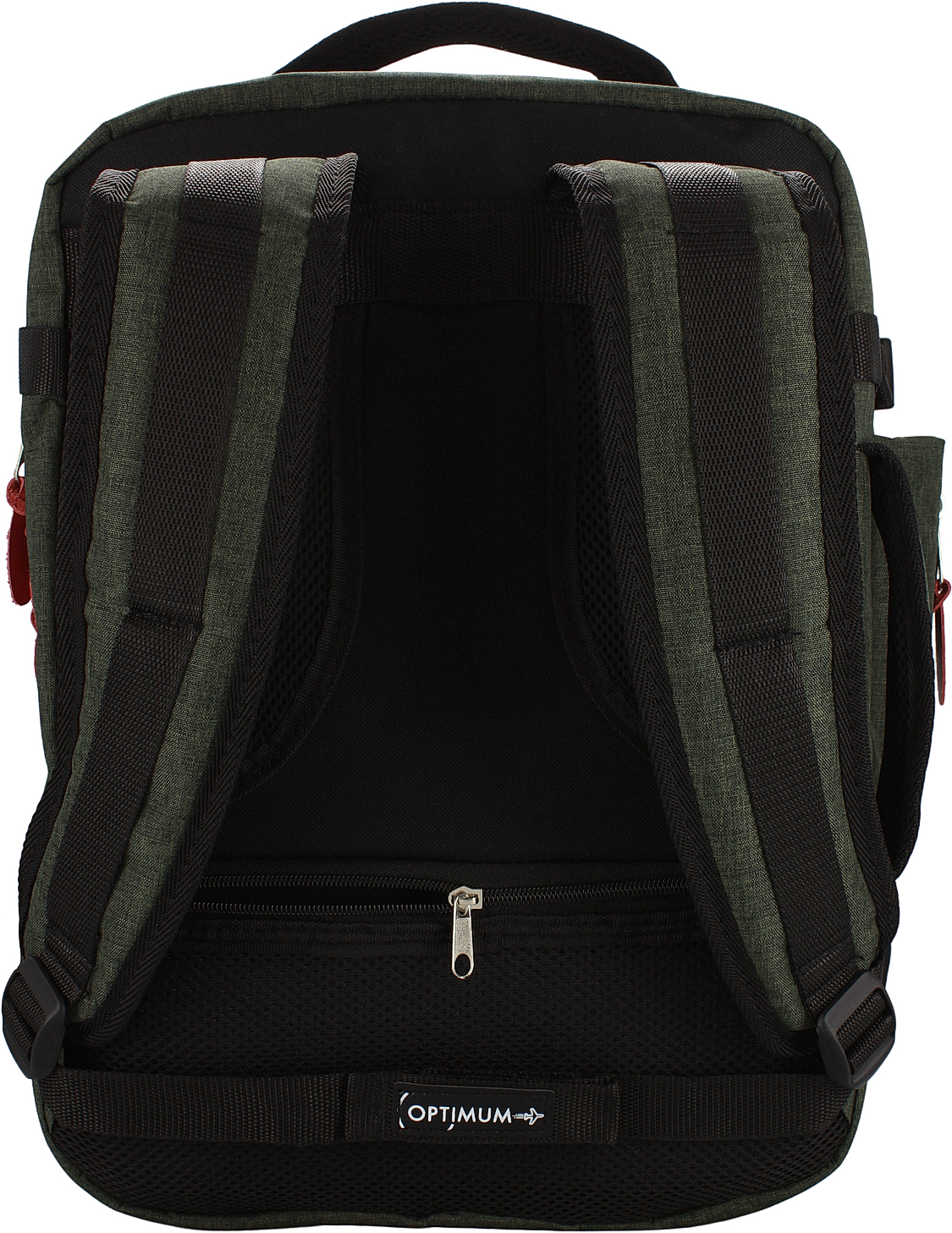 Рюкзак сумка дорожная чемодан ручная кладь 40х30х20 в самолет, хаки - фотография № 4