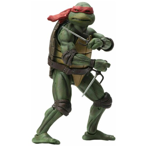 Фигурка NECA Teenage Mutant Ninja Turtles 1990 Movie Raphael 54075, 18 см black grey color 1 6 scale male soldier figure accessory trendy sweater hat cap model for 12 inches action figure