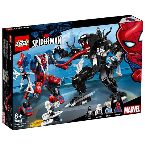 Купить Конструктор LEGO Marvel Super Heroes 76115 Spiderman Человек-паук против Венома