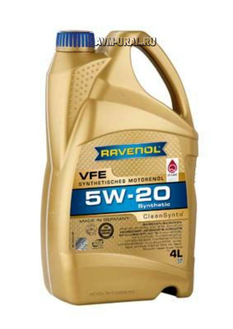 Sae 5W-20 4L Vfe New Моторное Масло Ravenol арт. 4014835853638