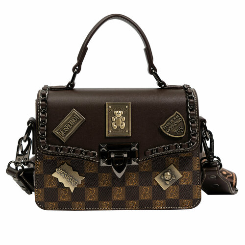 фото Сумка кросс-боди beibaobao повседневная, экокожа, внутренний карман, регулируемый ремень, бежевый