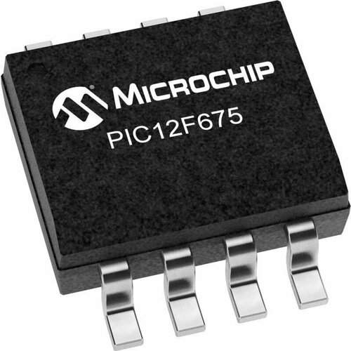 Микросхема микроконтроллер PIC12F675-E/SN, SO8 микросхема микроконтроллер pic12f675 e sn so8