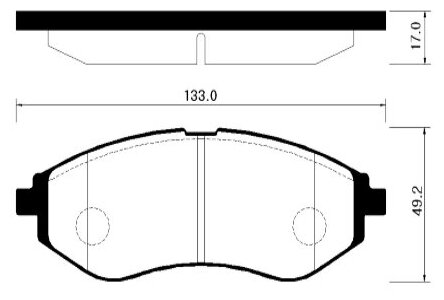 Hsb колодки тормозные hsb hong sung brake HP2011