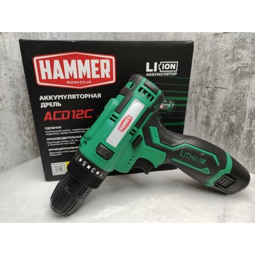 Дрель-шуруповерт HAMMER ACD12С 345500₽