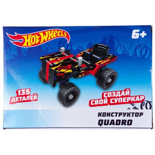 Конструктор 1 TOY Hot Wheels Т15399 Quadro, 135 дет. конструктор 1 toy hot wheels cross 101 деталь т15401