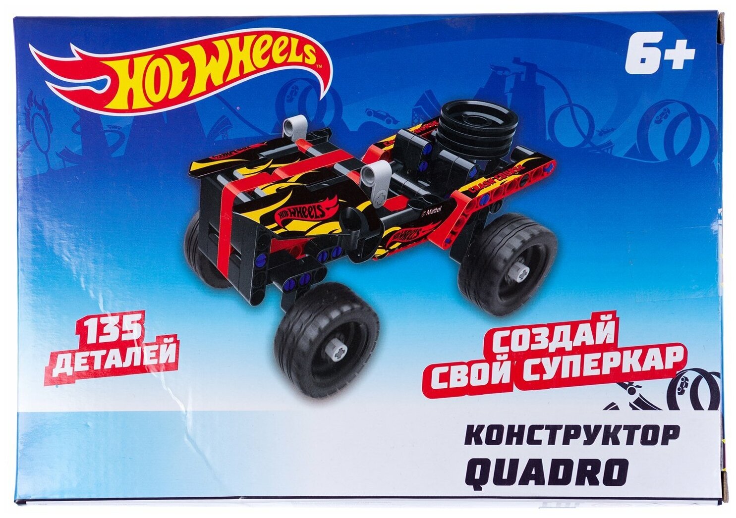Hot Wheels Конструктор "Quadro" (135 деталей) (Т15399)