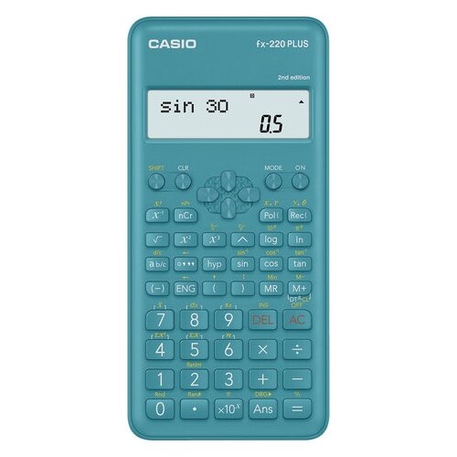 фото Калькулятор инженерный casio fx-220plus-2-s (155х78 мм), 181 функция, питание от батареи, сертифицирован для егэ, fx-220plus-2-s-