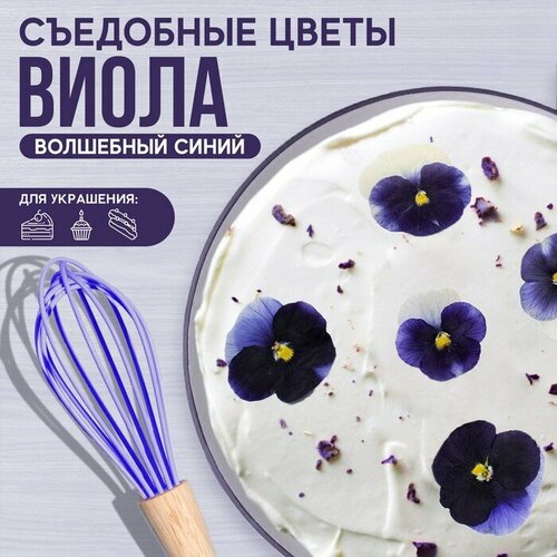 KONFINETTA Съедобные цветы «Волшебный синий», 5 шт.