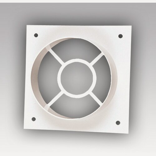 Изображение товара Фланец вентиляционный ERA 1111Ф10, круглый, ПВХ, белый, 100мм