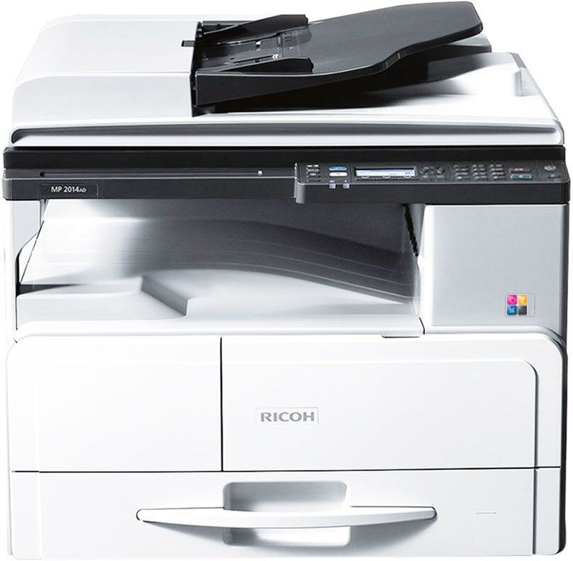 МФУ лазерный Ricoh MP 2014AD черно-белая печать, A3, цвет серый [912356/417378]