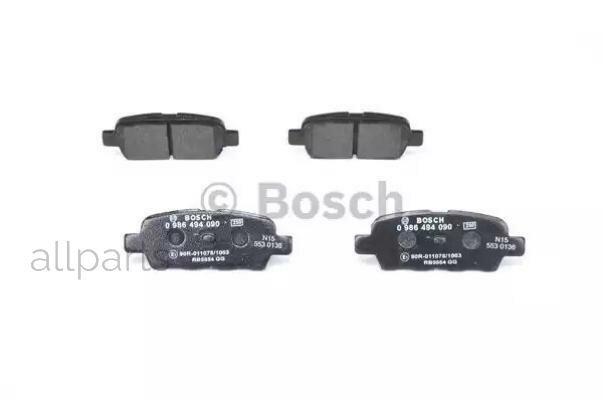 BOSCH 0986494090 колодки тормозные дисковые ЗАД
