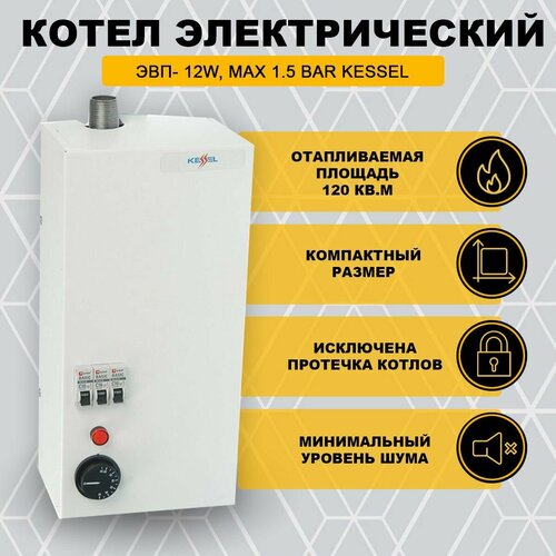 Электрический котел ЭВП- 12W max 15 bar Kessel 1030700₽