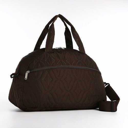 Саквояж Lucky Mark, 20х26х42 см, коричневый