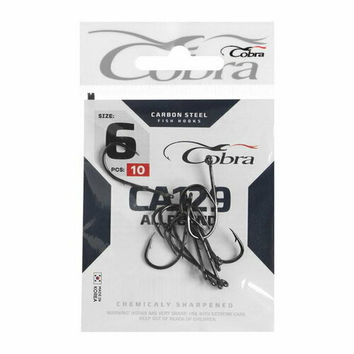 фото Крючки allround, серия ca129, № 6, 10 шт. cobra