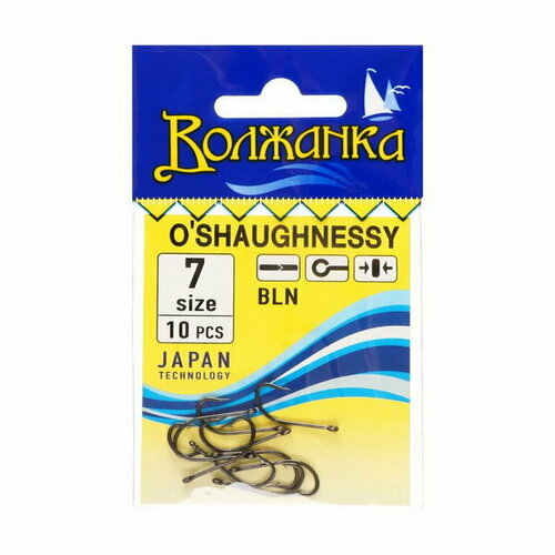 фото Крючки o`shaughnessy № 7, 10 шт volzhanka