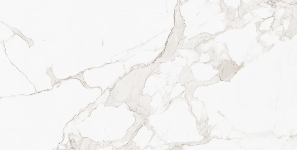 фото Плитка для пола керамогранит под мрамор полированный Slim Roma Blanco Staro 1200х600/5, упаковка 4 шт. / 2.88 кв. м