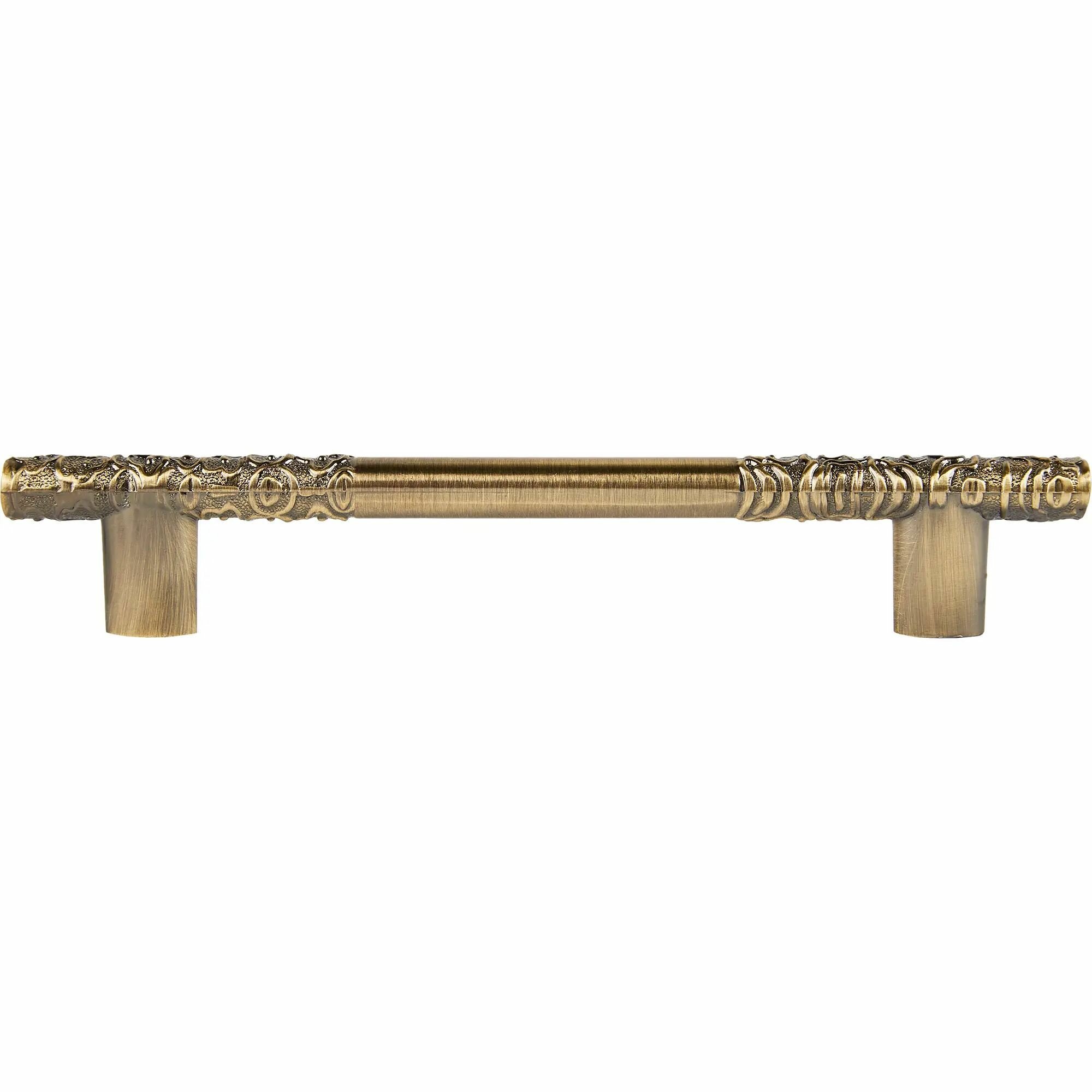 Ручка-рейлинг мебельная 8105 128 мм, цвет античная бронза - фотография № 2