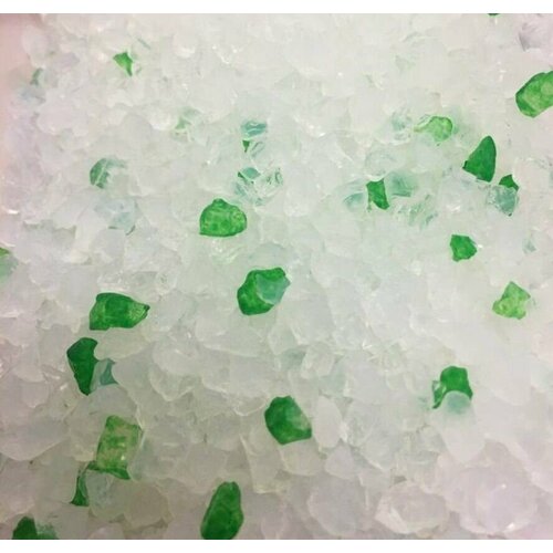 Наполнитель №1 Crystals для кошек силикагелевый зеленые кристаллы с ароматом Зеленого чая, 5 л (2 кг)