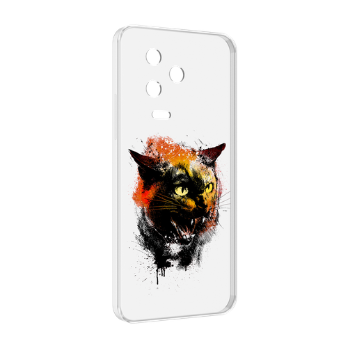 Чехол MyPads сиамский кот для Infinix Note 12 Pro 4G X676B задняя-панель-накладка-бампер