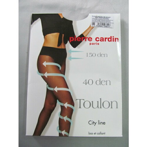 Колготки Pierre Cardin CR Toulon, 40 den, размер 2, бесцветный