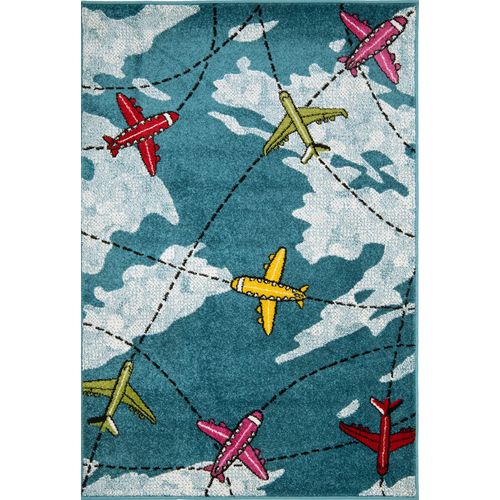 Ковер полипропилен Art Kids LM14 100x150 см цвет синий