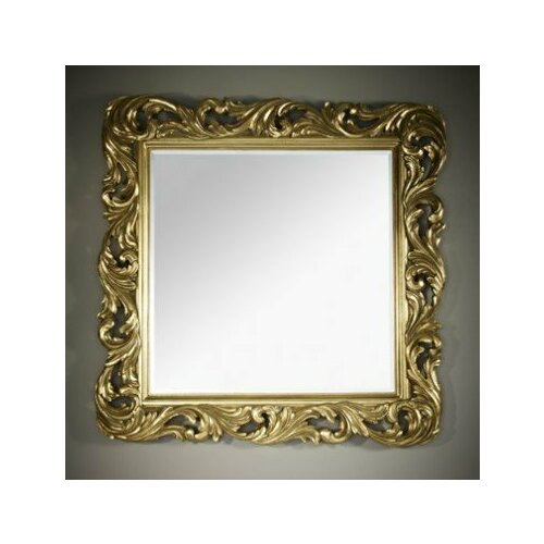 Deknudt Зеркало Deknudt Voluta Gold, синтет. полимер/античное золото 108x108