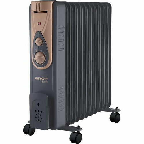Обогреватель EN-2411 Loft масляный напольный 2500 Вт чёрный 893400₽