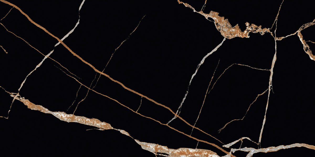 фото Плитка Gravita керамогранит 120x60 Thunder Black high glossy