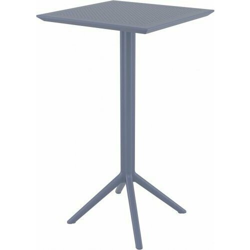 Стол пластиковый ReeHouse Sky барный складной Темно-серый