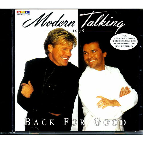 Музыкальный компакт диск MODERN TALKING - Back for Good 1998 г (производство Россия)