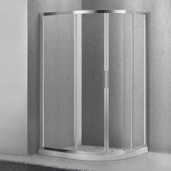 Душевой уголок BelBagno SELA-AH-2-100/80-C-Cr прозрачное стекло низкий поддон 100х80 см хром