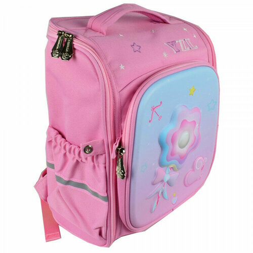 Ранец для девочки школьный (LIUZHIJIAO) розовый 35х29х16см арт. CC110_LZJ-3900G-S-1