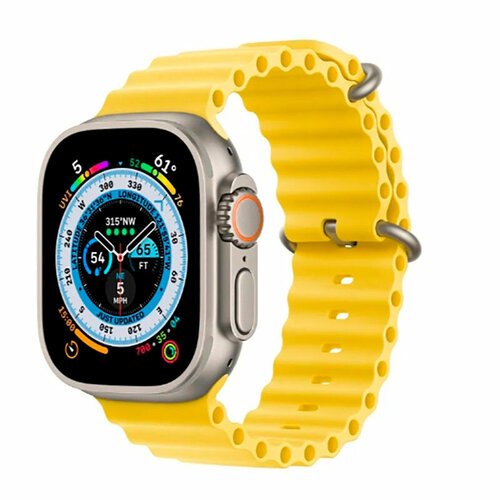 Умные часы APPLE Watch Ultra A2622 49mm Titanium-Yellow 7558500₽