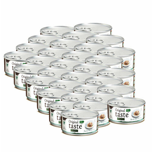 фото Pettric original taste влажный корм для кошек с тунцом и луцианом в соусе - 70 г x 32 шт.