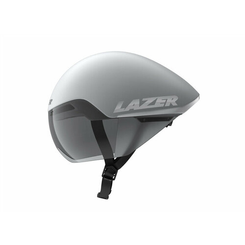 фото Шлем для триатлона lazer victor kc (m (55-59), matte white silver)