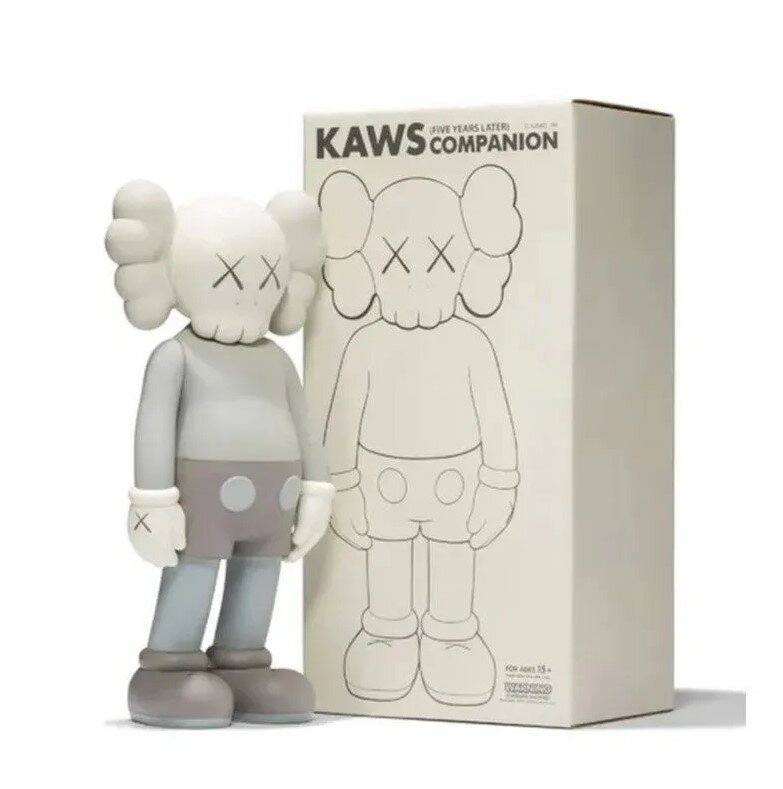 Kaws Companion 20 см игрушка коллекционная серая