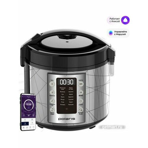 Мультиварка Polaris PMC 5020 Wi Fi IQ Home Черный 836000₽