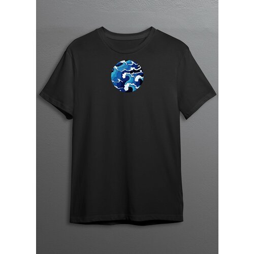 Футболка CherryPie, размер XXL, черный