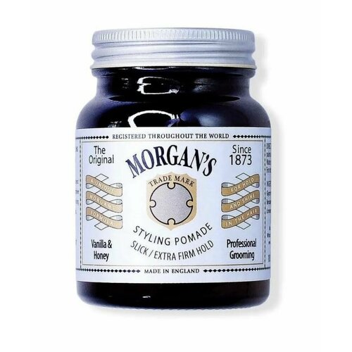 Morgan's Pomade Помада для укладки волос Экстрасильная фиксация 100 г Vanilla & Honey помада для укладки morgans pomade ваниль и мед экстрасильная фиксация 50 г