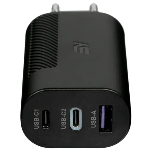 Сетевое зарядное устройство KEYRON WHC-GaN-A2C-63 черный