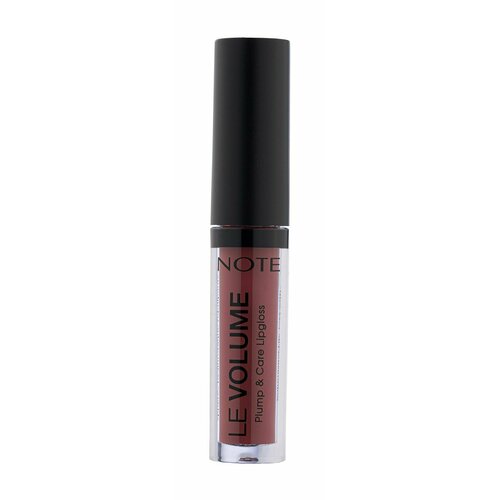 Блеск для увеличения объема губ 8 Dark Caramel Note Le Volume Plum&Care Lipgloss блеск для увеличения объема губ note le volume plum