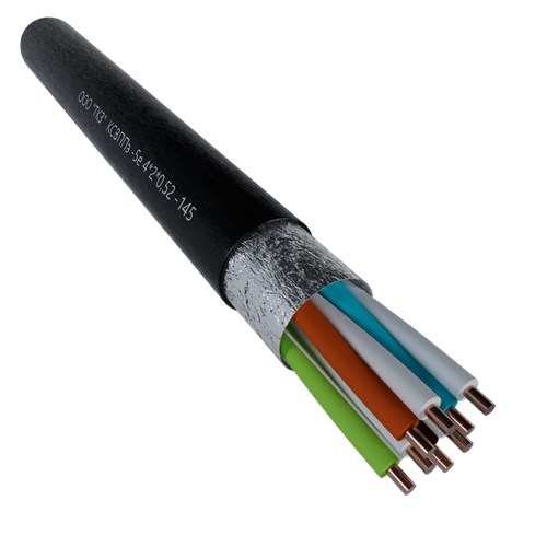 Кабель витая пара Тольяттинский кабельный завод ксвппэ 5е 4х2х0.48 экранированный, черный (305м)