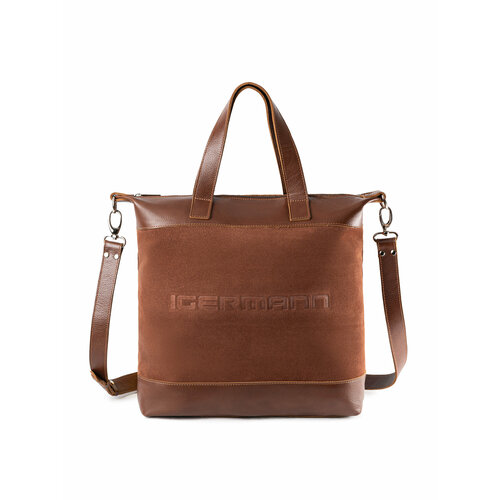 фото Сумка igermann 23с1142кр5д, фактура матовая, коричневый