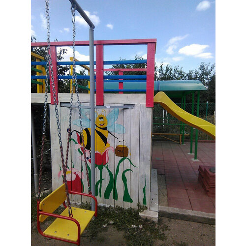 Сиденье для качелей деревянные на цепях 5990₽