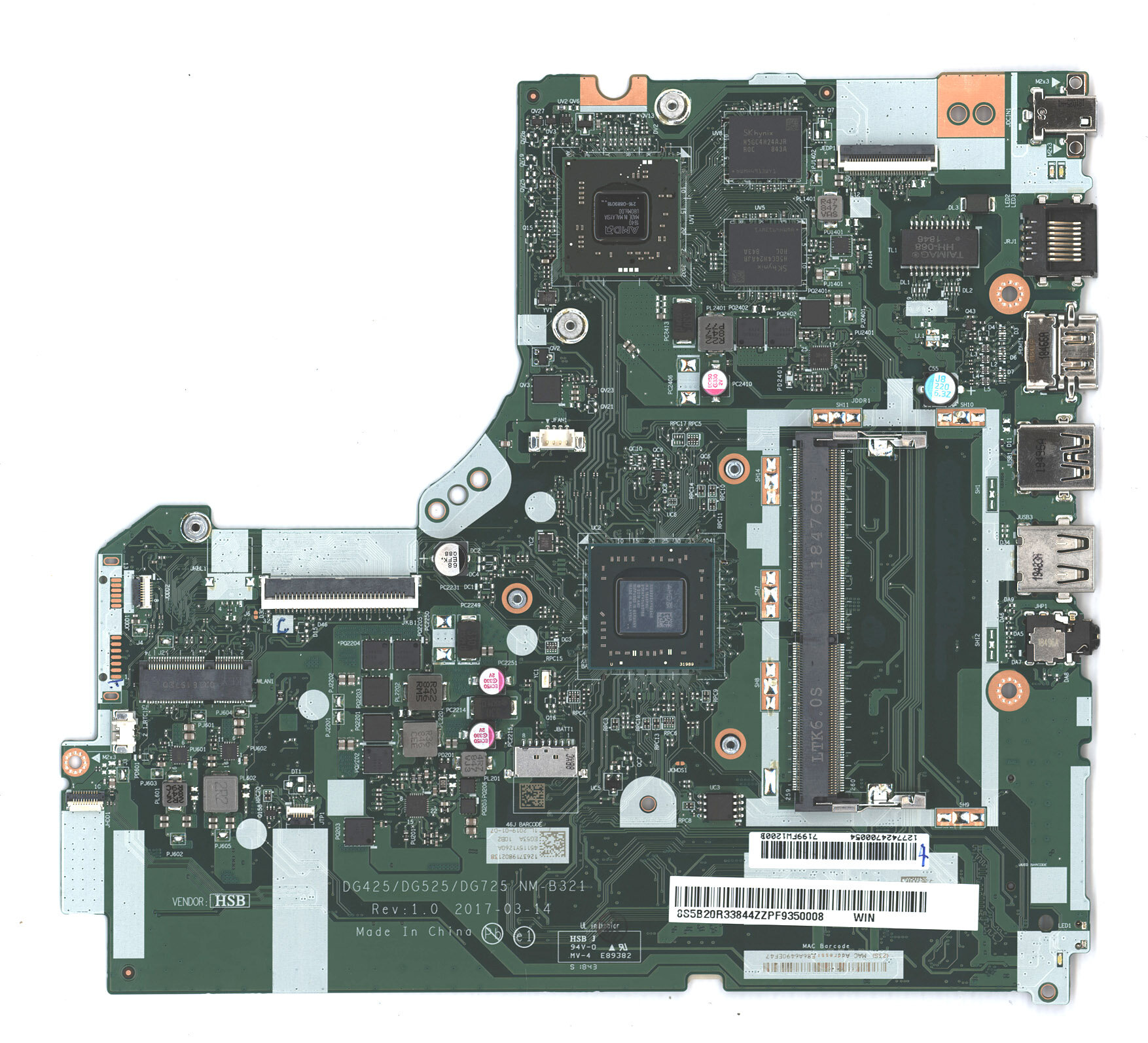 Материнская плата для Lenovo 330-15AST A6-9225