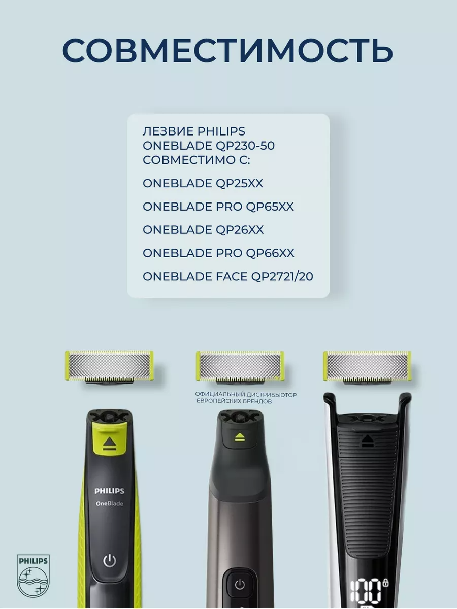 Сменное лезвие Philips OneBlade - фото №20