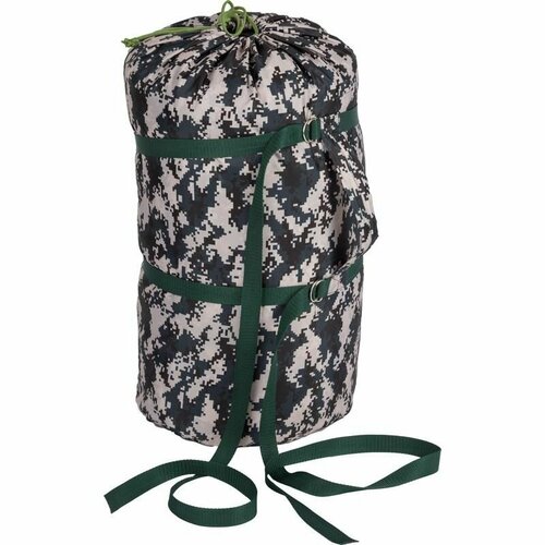 Мешок спальный туристический 90х220 см до -20 градусов цвета хаки 6389₽